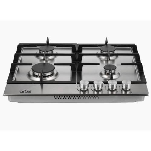 Artel Moderno A62-0030 — четыре газовые конфорки позволяют готовить несколько блюд одновременно, обеспечивая удобство в повседневной кулинарии