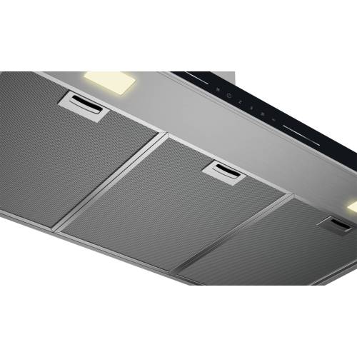 Beko BHCB96641BBHS каминная вытяжка с металлическими фильтрами и возможностью установки угольного фильтра