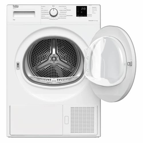 Сушильная машина Beko DF7412GA — бережная сушка джинсов, пуховиков, рубашек. Заказать в Бишкеке