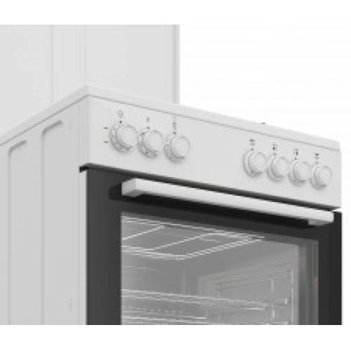 Газоэлектрическая плита Beko FBE63131WCS — встроенный электроподжиг, удобство использования ONBIR.KG