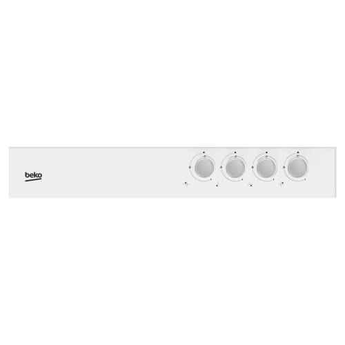 Варочная панель Beko HILW 64225 SW — 4 конфорки, включая мощную WOK 3,3 кВт, идеально для быстрого приготовления