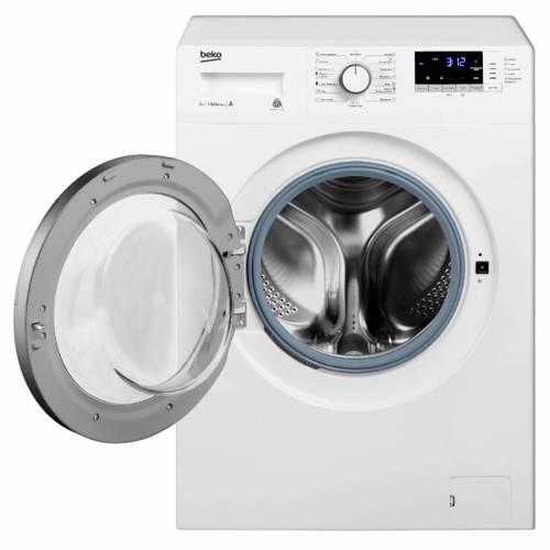 Стиральная машина Beko WRE6512ZAW с загрузкой 6 кг, класс А, купить в Бишкеке с доставкой и заказать онлайн