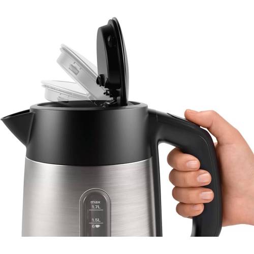 Чайник Bosch TWK4P440 — Цвет: черный, корпус из нержавеющей стали — Onbir.kg Бишкек, Кыргызстан