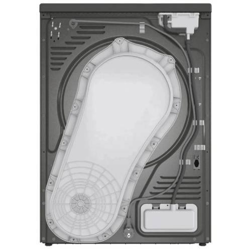 Gorenje DHNE82 C — компактные размеры 84,5×59,5×58 см, корпус из оцинкованной стали и стильный чёрный люк