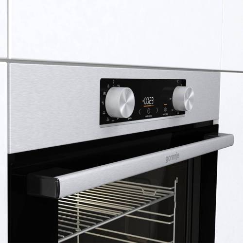 Духовка Gorenje BO6735E02XK — управление IconLED и поворотные переключатели, купить для кухни в Кыргызстане