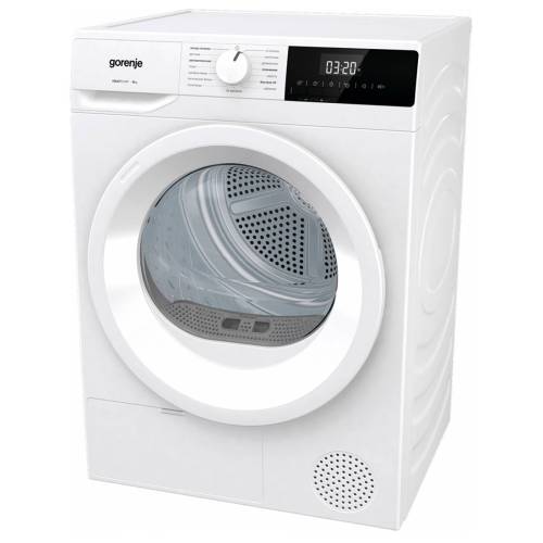 Gorenje DHNE82 C — высокий класс энергоэффективности A-20% обеспечивает экономичную сушку при низких температурах