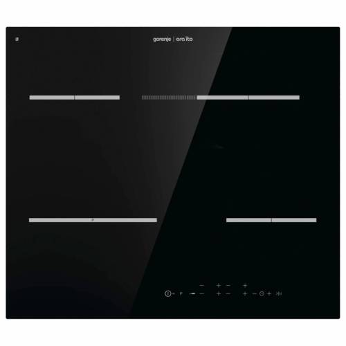 Gorenje ECT648ORAB — глянцевая черная поверхность без рамки, элегантный дизайн, заказать в Бишкеке