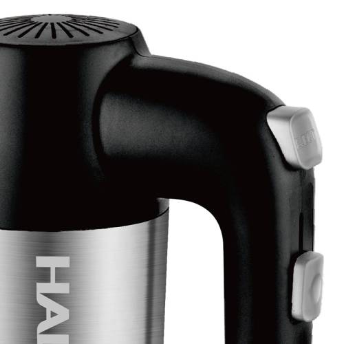 Haley HY-1665 — кнопка выброса насадок, удобно извлекать венчики и крюки одним нажатием