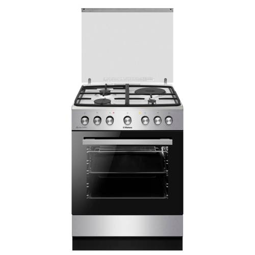 Hansa FCMX58143 — очистка паром Aqualytic и эмаль EasyClean упрощают уход за внутренней поверхностью духовки