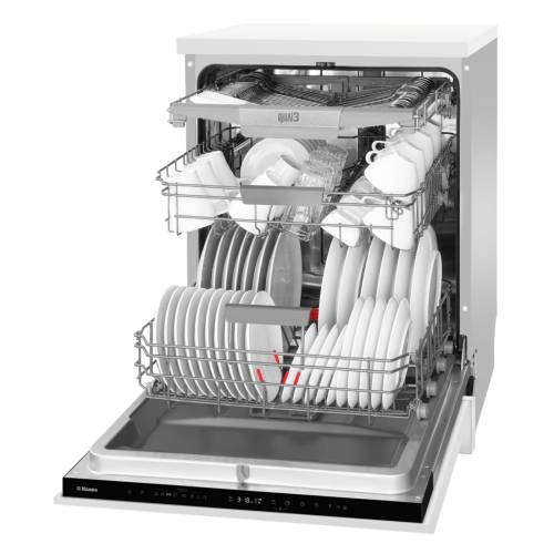 Hansa ZIM628KH — 3 корзины Maxi Space с регулировкой высоты обеспечивают удобное размещение посуды любого размера