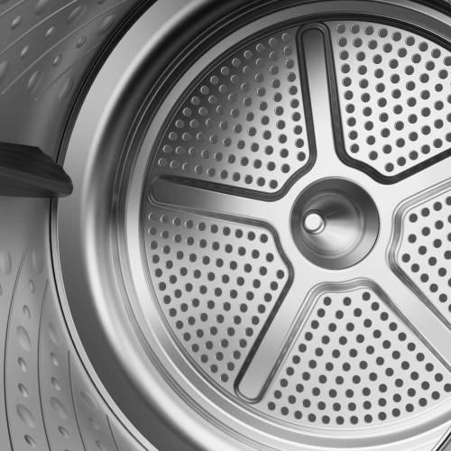 Hisense DH5S902BW — барабан из нержавеющей стали, блокировка от детей и 14 программ для разных типов тканей