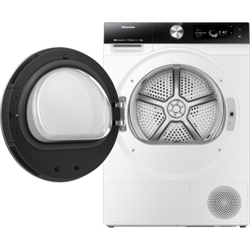 Hisense DH7S107BW — технология Heat Pump обеспечивает экономичную сушку при низких температурах (класс A++)