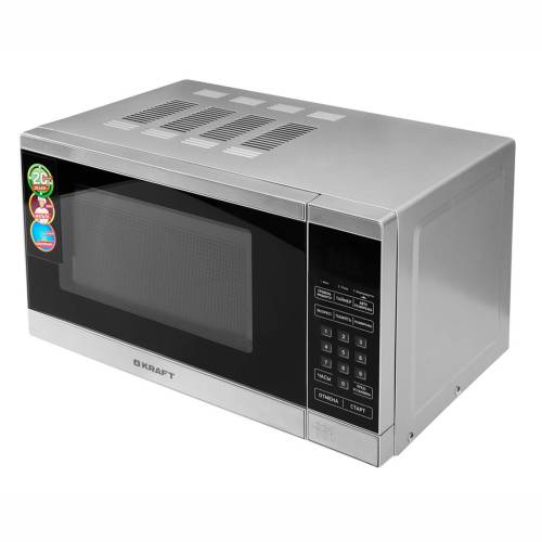 Kraft KF20MW7S-300 D — микроволновая печь на 20 л с сенсорным управлением и LED-дисплеем. Мощность 700 Вт. Купить в Бишкеке с доставкой