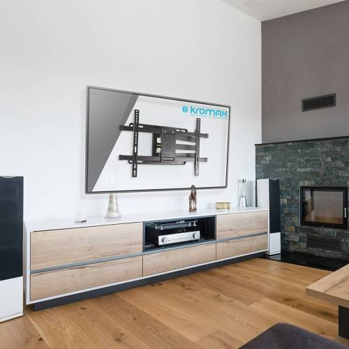 Наклонно-поворотный кронштейн Kromax DIX-20 black — Диагональ экрана: 22–65″ — Onbir.kg Бишкек, Кыргызстан