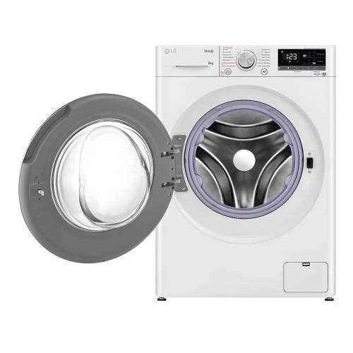 Стиральная машина LG F2V5PS0W, 8 кг, AI DD™, стирка с паром, инверторный мотор, белый цвет. Заказать с доставкой в Бишкеке