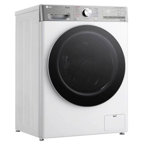 LG F4V9LD2W — загрузка: стирка до 13 кг, сушка до 8 кг; отжим до 1400 об/мин