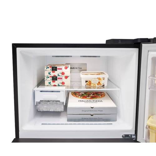 LG GN-B452SEBK — генератор льда встроен, материалы полок стекло — Onbir.kg