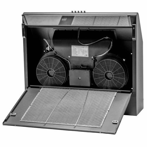 Midea MH60T349B — два мотора для равномерного и стабильного всасывания воздуха, тихая работа до 71 дБ, заказать в Бишкеке