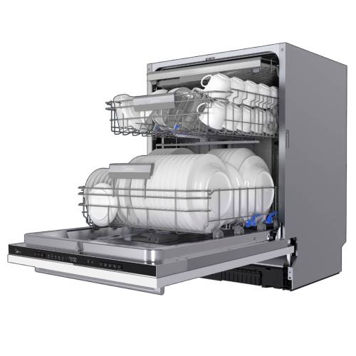 Посудомойка Midea MID60S340i — с 3 разбрызгивателями, системой Power Wash и антибактериальным фильтром, заказать с доставкой по Бишкеку