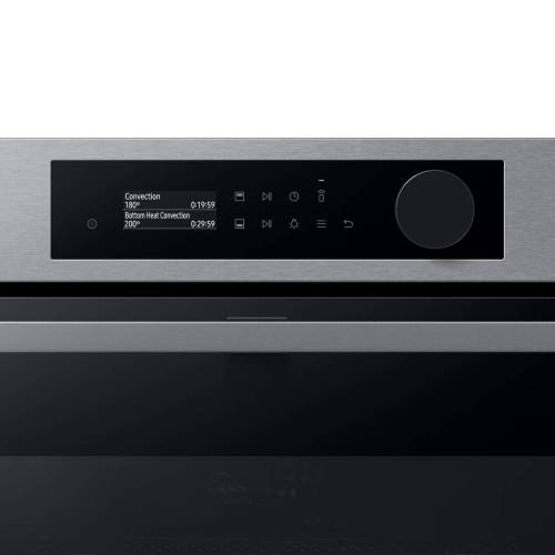 SAMSUNG NV7B5745TAS/WT — сенсорная панель с ЖК-дисплеем и одной ручкой для удобного управления, купить с доставкой