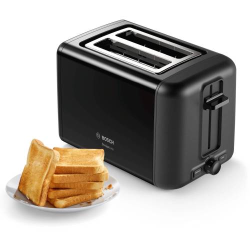 Тостер Bosch TAT3P423 — Основной цвет: черный полированный — Onbir.kg Бишкек, Кыргызстан