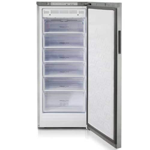 Морозильная камера Бирюса М6046SN — 230 л, металлик