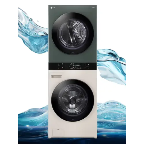 Стиральная машина + Сушка LG WashTower W1S1CVKK2HM