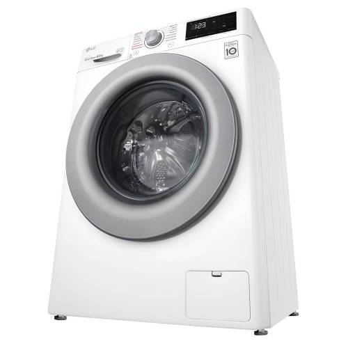 LG F2V3GS4W, стиральная машина с 8,5 кг, серым люком, AI DD™ и функцией пара. Купить в Бишкеке