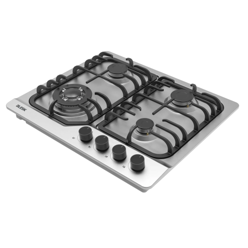 BLESK BZ60GJ401S — варочная панель из нержавеющей стали SUS201, сертификация CE, ROHS, современная кухонная техника для безопасной эксплуатации.
