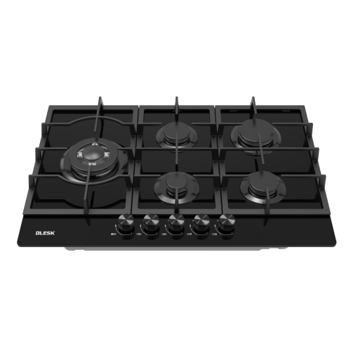 BLESK BZ75G095G — сертификация CE, ROHS, современная кухонная техника, безопасная газовая варочная панель для кухни.