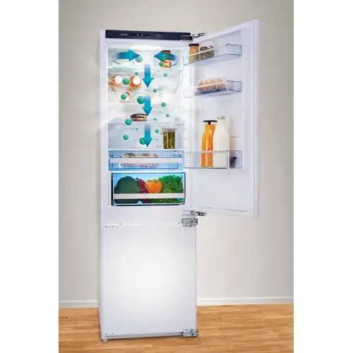 Gorenje NRKI4182A1, двухкамерный холодильник с объемом 269 л и высотой 177.2 см. Заказать с доставкой в Кыргызстан