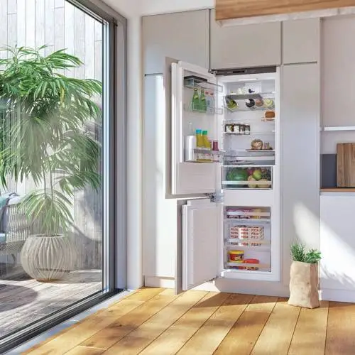 Холодильник Gorenje NRKI4182A1, 269 л, белый. Встраиваемая бытовая техника с доставкой по Бишкеку