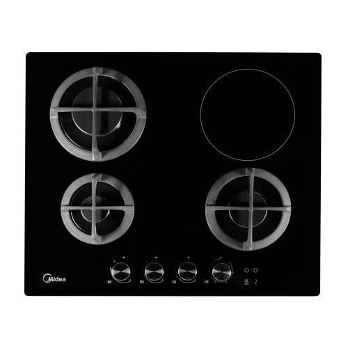 Купить Стеклокерамическую Варочную панель Midea MCC-B63G1H в Бишкеке 3 газ и 1 электрическая конфорка
