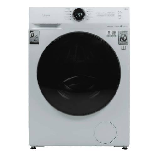 Стиральная машина Midea MF200D80WB/W-C Lunar series: Белая, 8 кг стирки, 6 кг сушки, инверторный мотор, Wi-Fi, 17 программ. Купить в Бишкеке