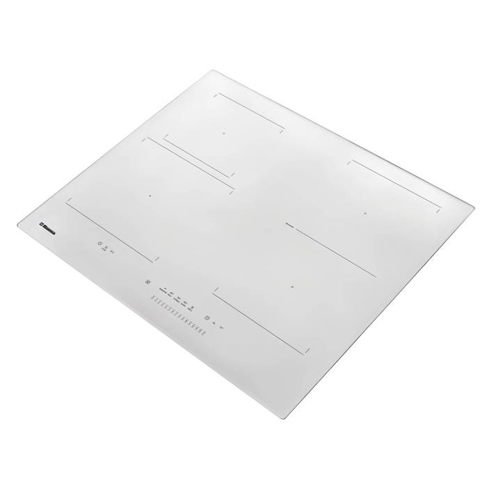 Белоснежная индукционная варочная поверхность Hansa BHIW67606 обладает сенсорным управлением Slider в Бишкеке с доставкой